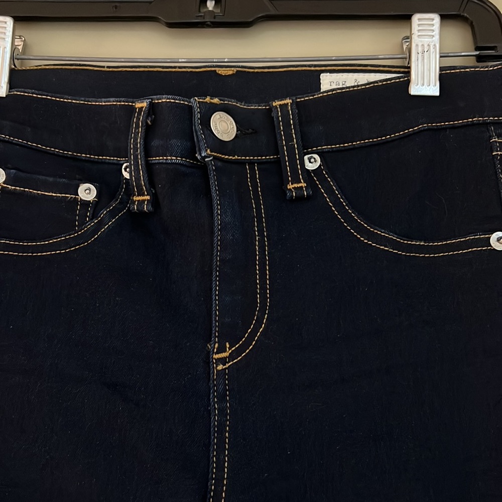 Rag & bone high rise skinny jeans sz 25